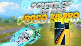 🚀Power of 90 FPS on POCO X6 Pro 🔥 Gaming Review | FASTEST CLUTCHS 🤯 | PUBG Mobile BGMI
