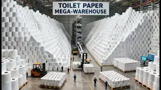 Inside the Toilet Paper Factory &ndash; (Full Process) How Million-Dollar Rolls Are Made