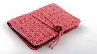 Funda a Crochet para Libretas - Tejidos para Decorar