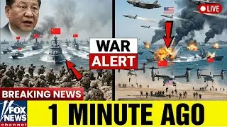 3:24 PM - China Surrounded US Marines On Taiwan Island - 42 Minutes Later 13 PLA Ships Destroyed