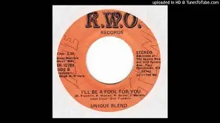 Unique Blend - I Can't Stop My Leg