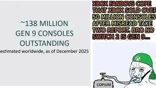 XBOX Fanboys Believe Xbox Series Consoles Sold 50 Million. TAKE TWO REPORT INCLUDED SWITCH 2. OMG..
