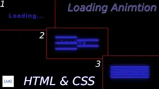 Pure CSS Loading Animation | HTML & CSS | AB Coder