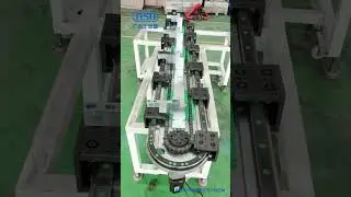 Ring guide track systems, horizontal double-track circular guide rail chain conveyor line