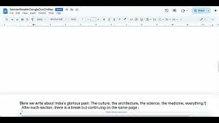 Deleting Section Break in Google Docs on Mac KillSectionBreakGoogleDocMac