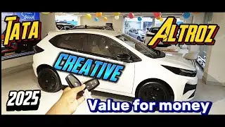 All new facelift Tata altroz 2025 creative manual without sunroof detailed review .@ashwinsgarage 