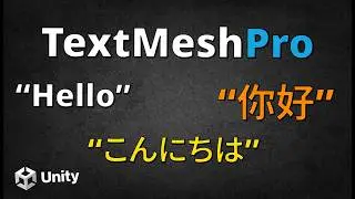 Support all types of Fonts in Unity with TextMesh Pro