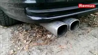 #17 Exhaust Remus vs Stock. BMW e46 328 [Vad1m 2014]