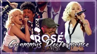 ROSÉ & Bruno Mars 'APT.' Grammys Performance REACTION | BIG BAD ROSIE 😍