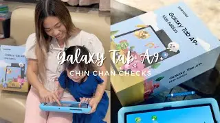 Распаковываем подарок на день рождения Китти! Это новый Samsung Philippines #GalaxyTabA9+ Kids Edition #AbawFam