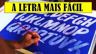 CURSO DE PINTOR LETRISTA A letra mais fácil do mundo