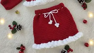 ✨ Tığ İşi Kolay Bebek Eteği Yapımı/Hiç Örgü Bilmeyenler Bile Yapabilir! En Kolay Bebek Eteği Modeli