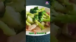 Squid broccoli 🦑🥦 #shorts  #food #ofw #cooking