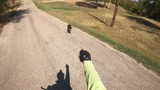 Stopping Dog Attack with an Air Horn with Amputee Cyclist Aaron Smith in Gainesville, TX 9/23/2023
