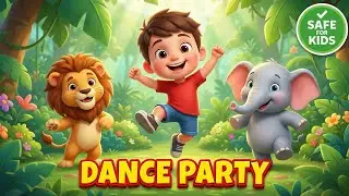 Kids Animal Dance Party | Mummy Papa & Animals Dance 🎉🦁🐘🦆 #kidssongs