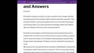 World Bank Questions and Answers