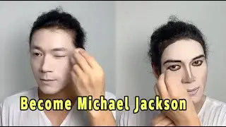 How did I become Michael Jackson? My makeup process Caijun
