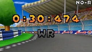 [MKDS] Figure-8 Circuit - No-R Flap World Record - 0:30:474