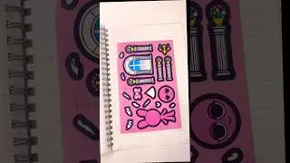 Pink Creative Sticker DIY | Beat Box Style Decor for Bullet Journal Is Eye-catching#art #StickerDIY