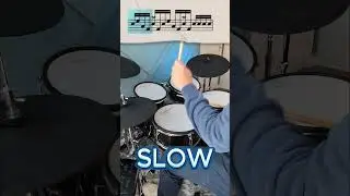 How To Play - All The Small Things Post Chorus Fill #drumnotation #drums #blink182 #travisbarker
