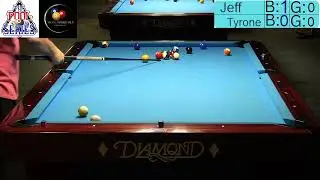 Jeff Peele vs Tyrone Davis - One Pocket Tournament - First Round - 7/28/23