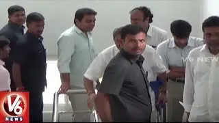 IT Minister KTR Meets Nerella Victims | Says Incident Was Unfortunate | V6 News