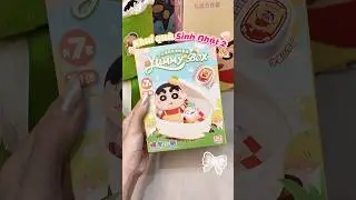 Shin ko l&agrave; Shin zị tr&ograve;y 🥳 #unboxing #review #shinchan #blindbox #birthday #gifts