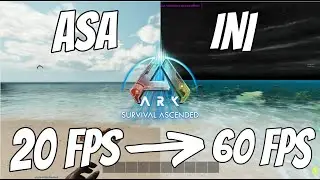 First Ark Ascended ASA INI / How to use INI on ark Ascendent? FPS LAG FIX Performance Fix