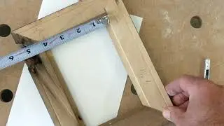 picture frame backing and final step
