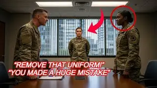 “Remove That Uniform!” Dirty General Screamed — “You Just Made a Huge Mistake!” She Replied