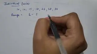 Measures of Dispersion| Methods for calculation of Dispersion| Range| Coefficient of Range| Examples