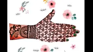 Latest bridal mehndi design || Easy and beautiful net style mehndi design || #Shorts #mehndidesign