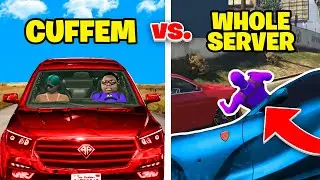 Cuffem tries to survive against EVERYONE at ONCE in GTA RP.. 😳 (SSB WRLD)