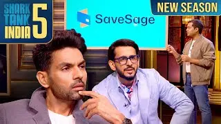 Aman और 'SaveSage' Founder आमने-सामने | Shark Tank India S5 | Male Entrepreneurs