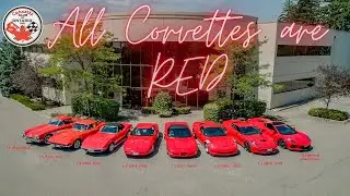 All Corvettes are Red Historic Corvette Photo Shoot 2020