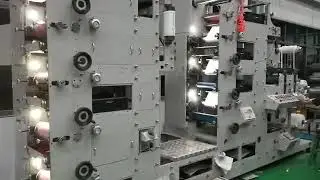 Flexo printing machine for self-adhesive paper/ shrink film