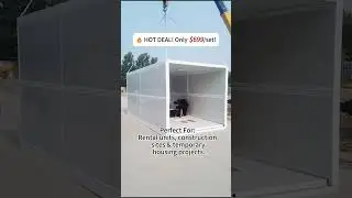 Dobrar e enviar! $699 Portable House Fits 14 in 1 Container!