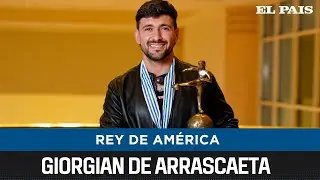Rey de Am&eacute;rica: Giorgian de Arrascaeta recibi&oacute; el premio de la encuesta de El Pa&iacute;s