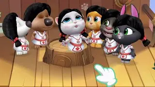 My Talking Tom Friends Gameplay 26 - Nurse Playing games on Tree House