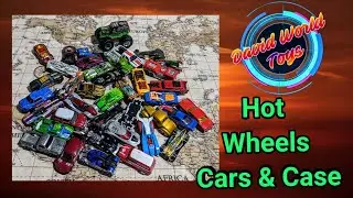 Mattel & there Hot Wheels Cars & Carry Case Toy Showcase