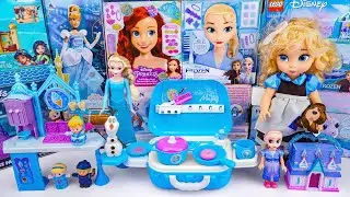 Unboxing Disney Elsa Kitchen Playset | Elsa & Olaf's Treat Cart Toy | Arendelle Castle Micro Set