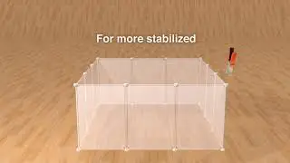 Allisandro Pet Playpen Dog Cat Fence Cage DIY Exercise Yard
