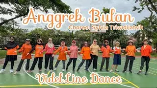 ANGGREK BULAN | Choreo: Sylvia T. | Demo by: Videl Line Dance | Line Dance Lebak Bulus 