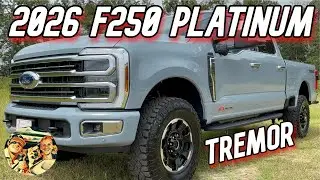 🔥2026 FORD F-250 PLATINUM TREMOR | 6.7L HIGH OUTPUT POWER STROKE | GLACIER GRAY SUPER DUTY REVIEW