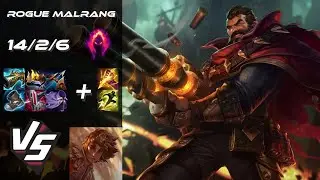 Rogue Malrang JUNGLE Graves vs Taliyah - EU Challenger Patch 25.S1.4