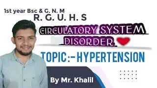 HYPERTENSION || AHN /MSN  || RGUHS QB  Explaining with PPT  #rguhs #msn #ahn #medicalsurgicalnursing