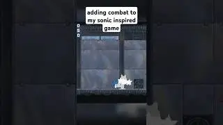 Adding combat to my Sonic inspired game  #gamedev #gaming  #sonic