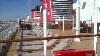 Disney Dream - Adults only areas of the open decks