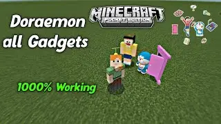 Doraemon Addon For Minecraft PE || 1000% Working|| Anywhere Door,Time Machine etc..