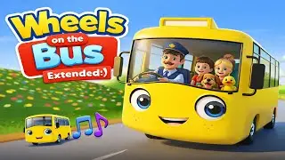 The Wheels on the Bus | Kids Song | Learn English with Music